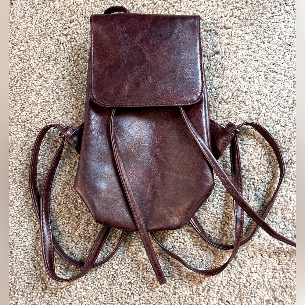 Small Brown Mini Back Pack - image 1